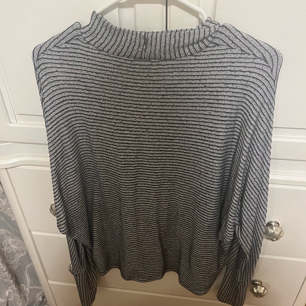 Urban outfitters sweater grey and white striped